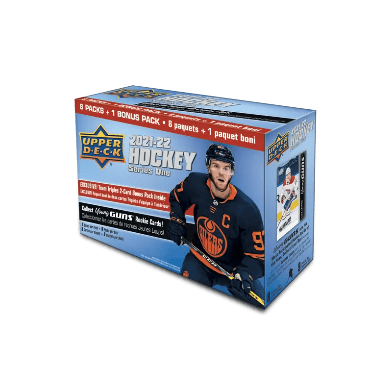 2021-22 Upper Deck Series 1 Hockey Team Triples Blaster Box