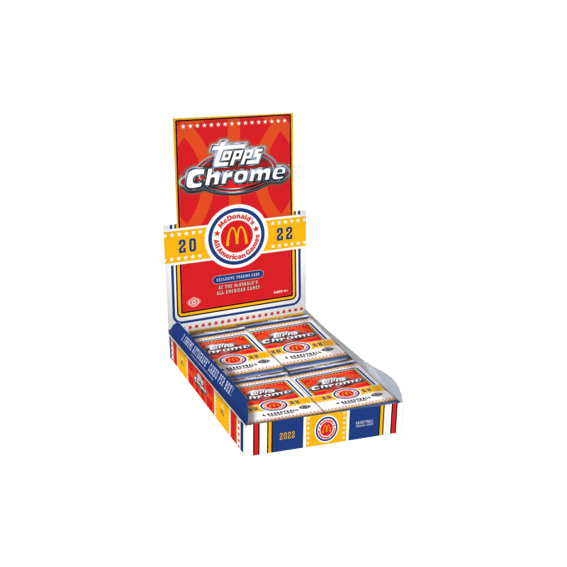 2022 Topps McDonalds All American Chrome Basketball Hobby Box