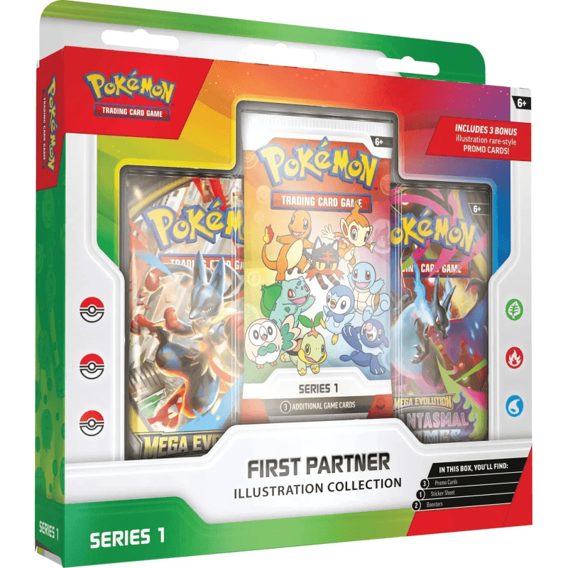 Pokemon First Partner Illustration Collection Series 1 Box