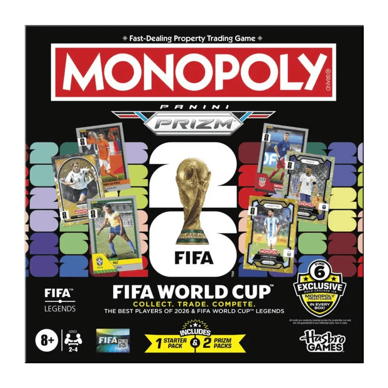 2026 Panini Prizm FIFA World Cup Soccer Monopoly Game