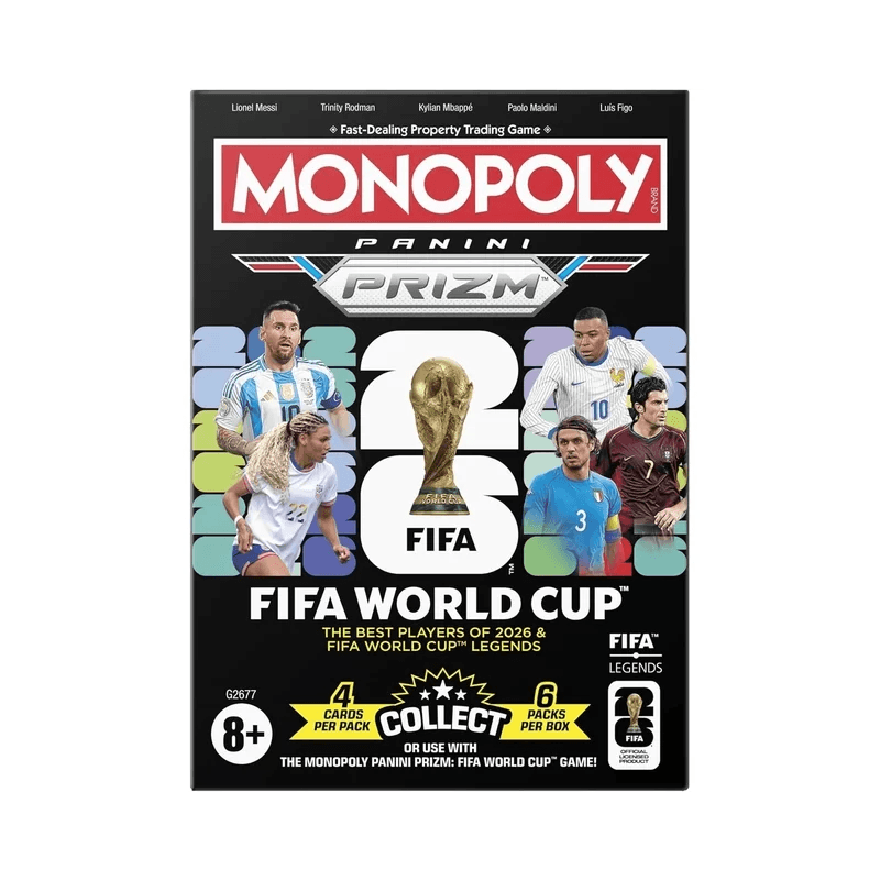 2026 Panini Prizm Monopoly FIFA World Cup Soccer Blaster Box