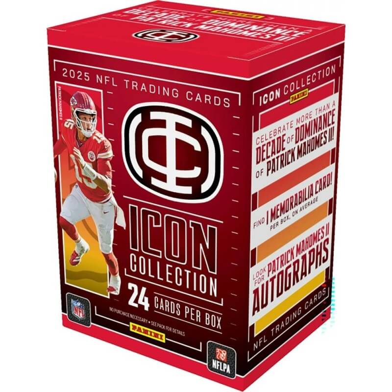 2025 Panini Mahomes Icon Collection Football Blaster Box