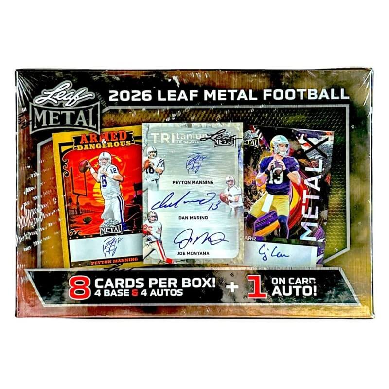 2026 Leaf Metal Football Hobby Box