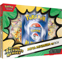 Pokemon Mega Evolution Ascended Heroes Mega Meganium ex Box