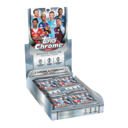 2025-26 Topps Chrome UEFA Club Competitions Soccer Hobby Box