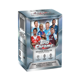 2025-26 Topps Chrome UEFA Club Competitions Soccer Blaster Box