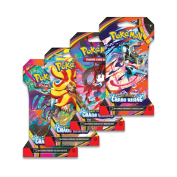 Pokemon Mega Evolution Chaos Rising Sleeved Booster Pack - Lot of 24