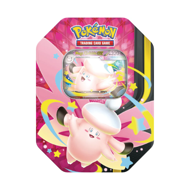 Pokemon Mega Moonlit Tin - Mega Clefable
