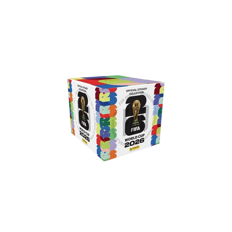 2026 Panini FIFA World Cup Soccer 50-Pack Sticker Box