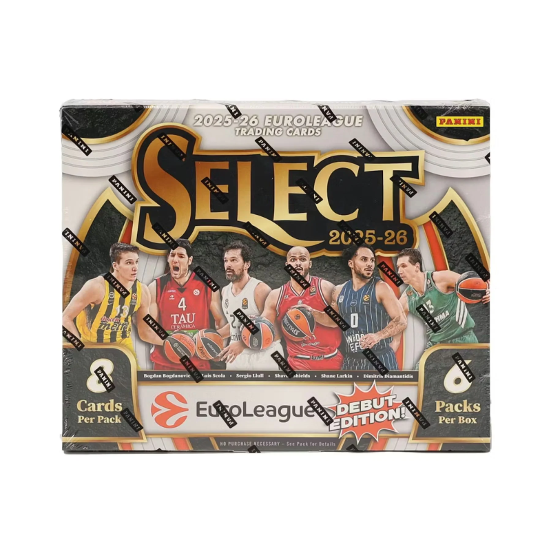 2025-26 Panini Select EuroLeague Basketball Hobby Box