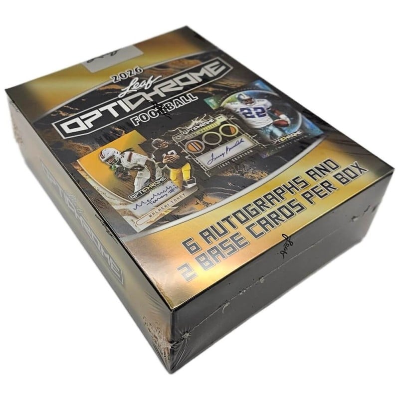2026 Leaf Optichrome Football Hobby Box