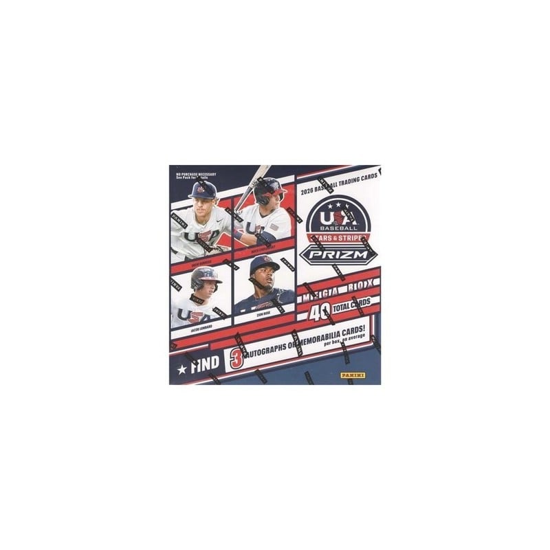 2026 Panini USA Stars and Stripes Prizm Baseball Mega Box