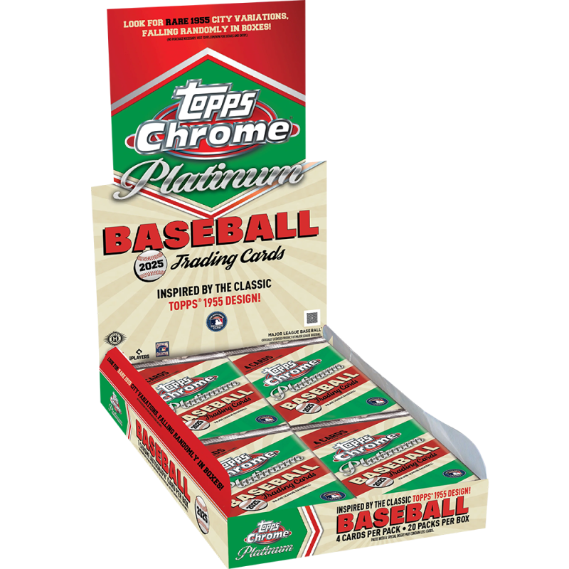2025 Topps Chrome Platinum 55 Baseball Hobby Box