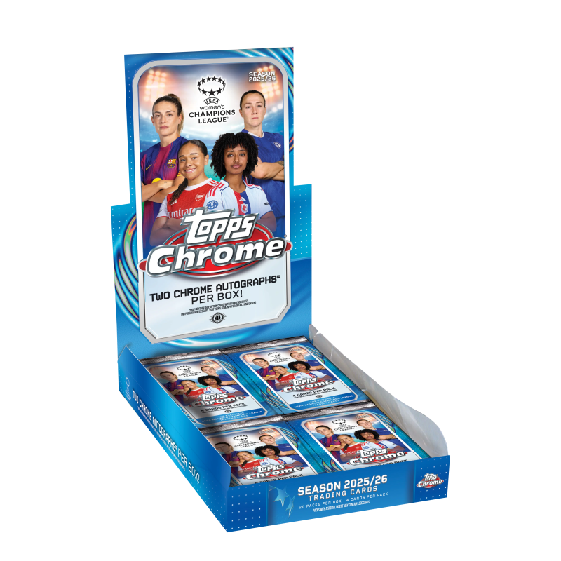 2025-26 Topps Chrome Womens UEFA Champions League Soccer Hobby Box
