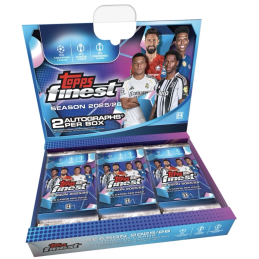2025-26 Topps UEFA Club Competitions Finest Soccer Hobby Box