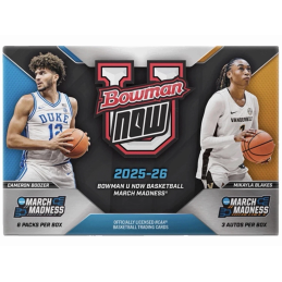2025-26 Bowman University NOW March Madness Basketball Hobby Box