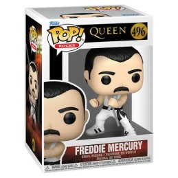 POP! Rocks Freddie Mercury White Singlet Vinyl Figure