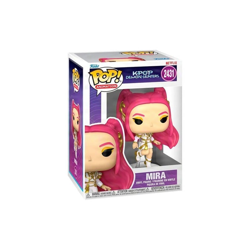 POP! Movies K-POP Demon Hunters Mira White Vinyl Figure