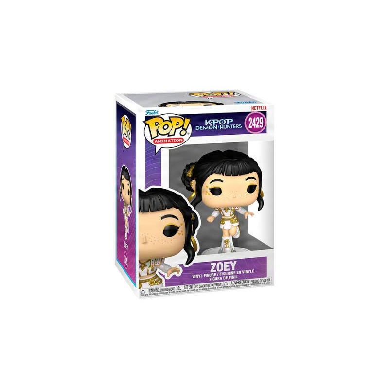 POP! Movies K-POP Demon Hunters Zoey White Vinyl Figure