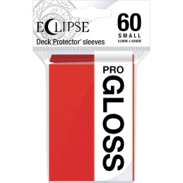 Ultra Pro ECLIPSE Gloss Small DECK PROTECTOR Sleeves (60ct) - Apple Red