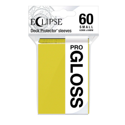 Ultra Pro ECLIPSE Gloss Small DECK PROTECTOR Sleeves (60ct) - Lemon Yellow