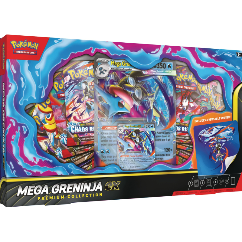 Pokemon Mega Greninja ex Premium Collection 6 Box Case - Canada Pokemon Mega Greninja ex Premium Collection 6 Box Case - Canada
