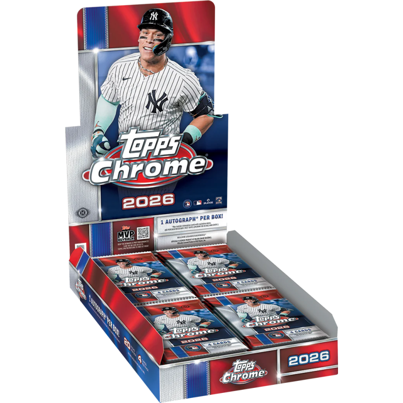 2026 Topps Chrome Baseball Hobby Box