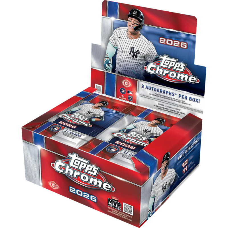 2026 Topps Chrome Baseball Jumbo Box