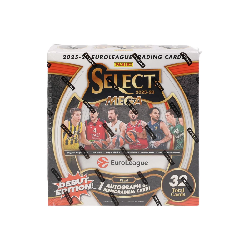 2025-26 Panini Select EuroLeague Basketball Mega Hobby Box