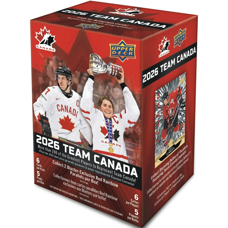 2025-2026 Upper Deck Team Canada Blaster Box