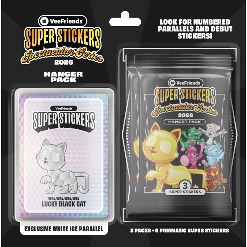 2026 VeeFriends Super Stickers Spectacular Series Hanger Pack