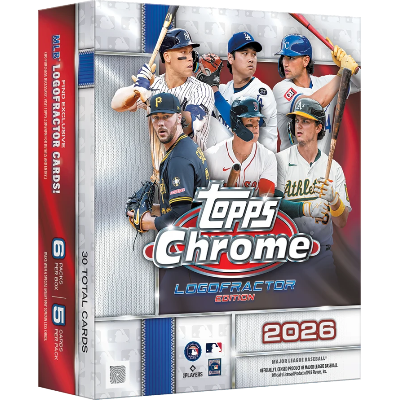 2026 Topps Chrome Baseball Logofractor Edition Box