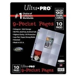 Ultra Pro Platinum 9-Pocket Pages (10 Count Pack) - Canada Card World