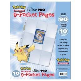 Ultra Pro Pokemon 9 Pocket Trading Card Page 10 Pack