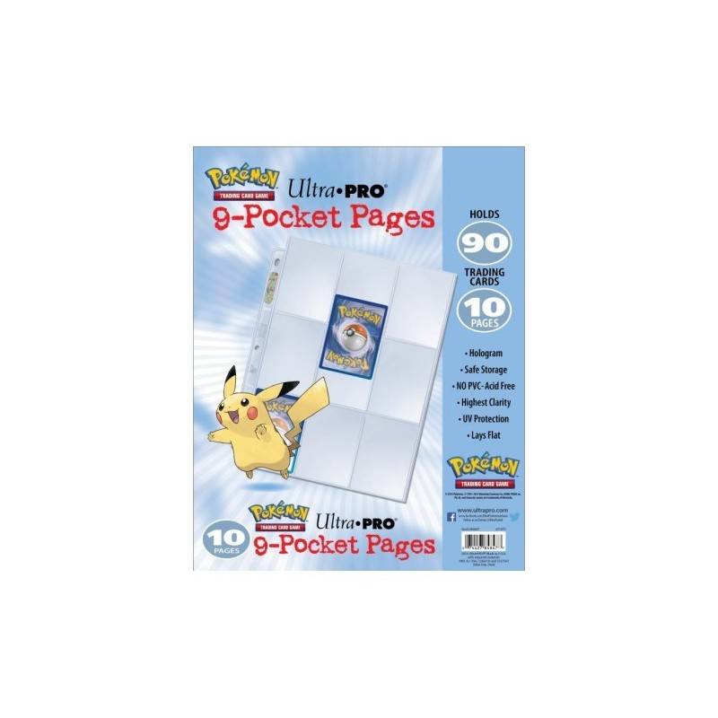9-Pocket Trading Card 10 Page Pack POKEMON 