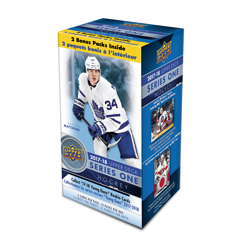 2017-18 Upper Deck Series 1 Hockey Blaster Box