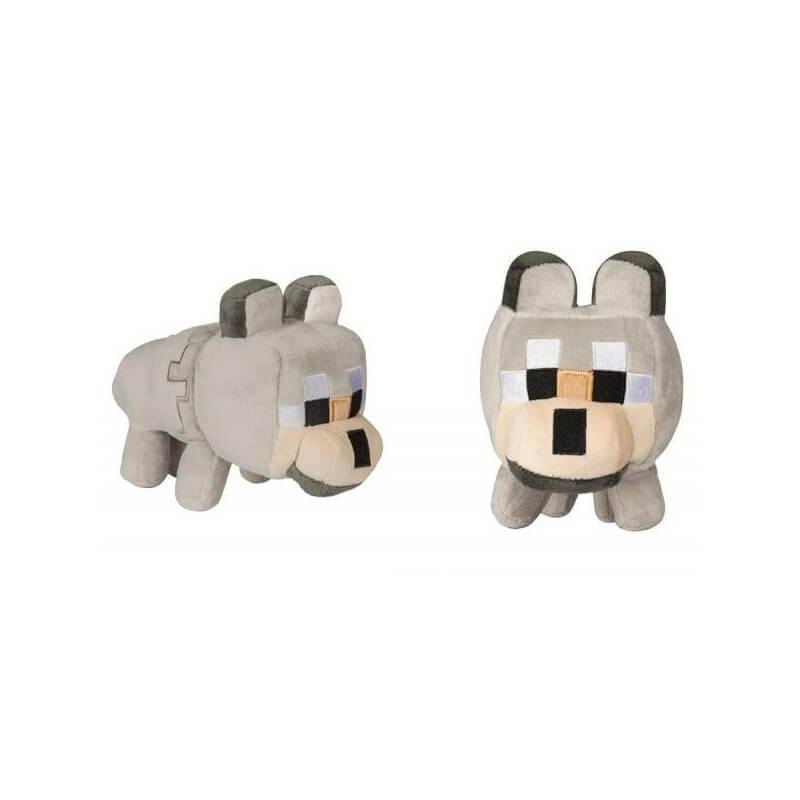 big minecraft wolf plush