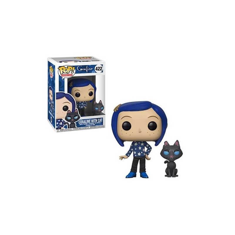 POP! Coraline Coraline with Cat Buddy Vinyl Figure