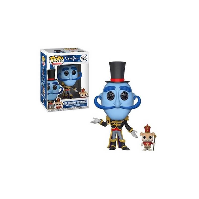 POP! Coraline Mr. Bobinsky with Mouse Vinyl Figure