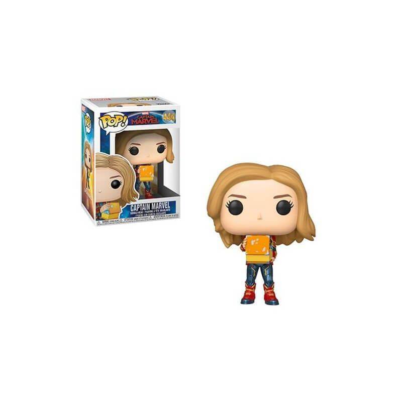 POP! Captain Marvel Holding Lunchbox Vinyl Figure