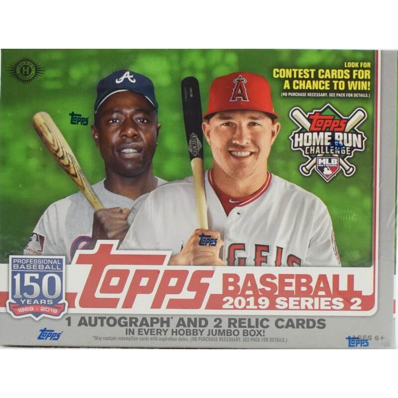 2019 Topps Series 2 Baseball Hobby Jumbo Box Canada Card World