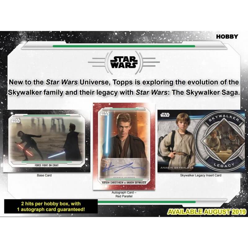2020 topps star wars the rise of skywalker series 2 hobby box