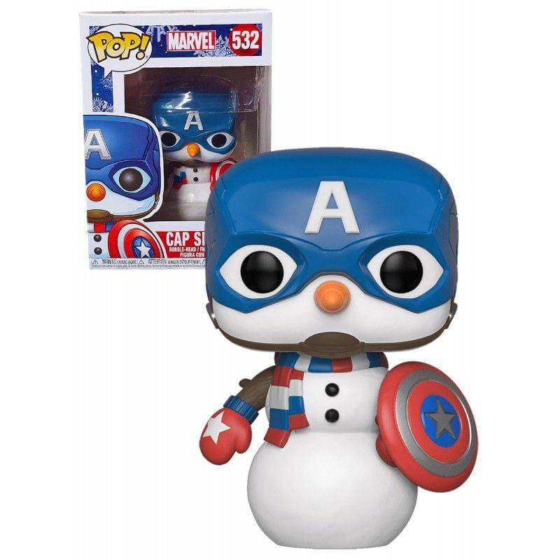 POP! Marvel Holiday Captain America Vinyl Figure