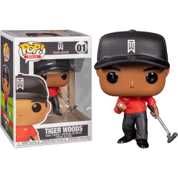 POP! Tiger Woods Red Shirt Vinyl Figure