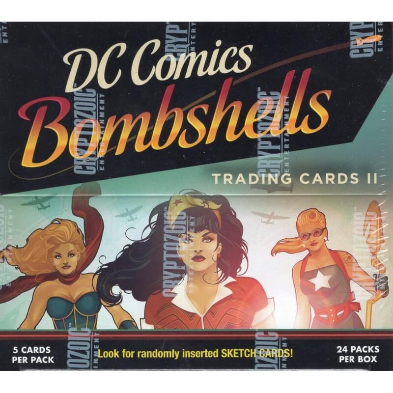 DC Comics Bombshells 2 Factory Sealed Hobby Box 