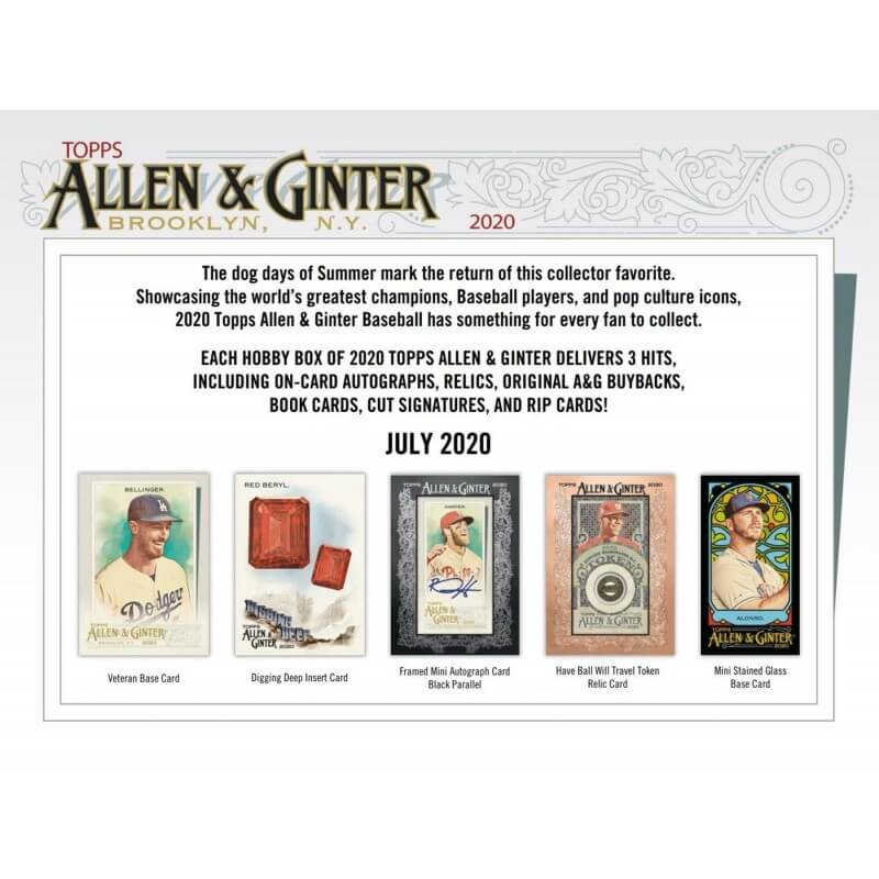 2020 Topps Allen and Ginter Baseball Hobby Box Canada Card World