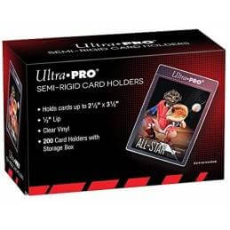 ULTRA PRO SEMI RIGID CARD HOLDERS - 200CT BOX