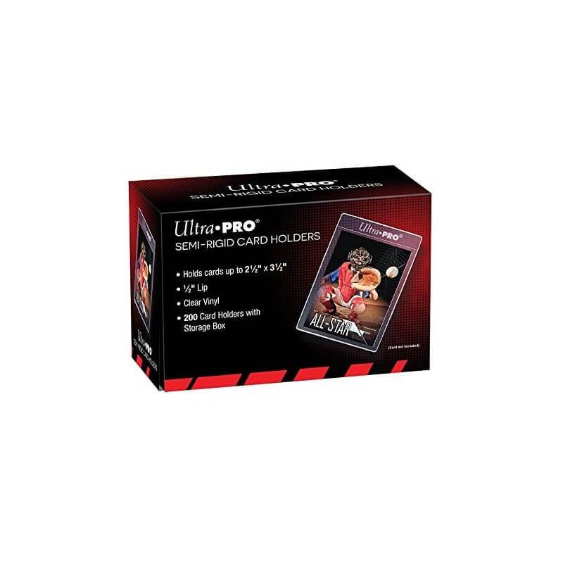 ULTRA PRO SEMI RIGID CARD HOLDERS - 200CT BOX