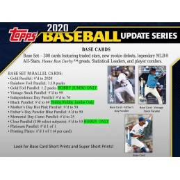 2020 TOPPS UPDATE BASEBALL JUMBO BOX