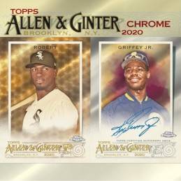 2020 TOPPS ALLEN AND GINTER CHROME BASEBALL HOBBY BOX